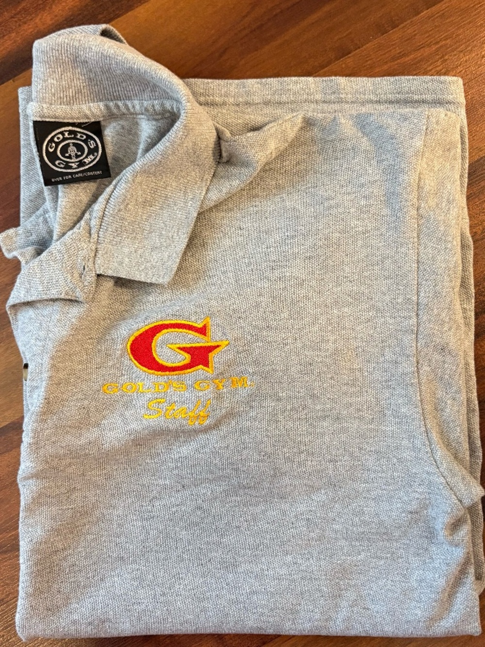 Authentic Gold’s Gym Staff polo shirt